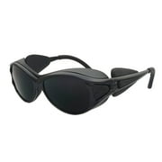 DFEK LED Infrared Lamp Shielding Eyewear For Tanning Beauty Sessions And Large Light Glare Reduction Glasses Black