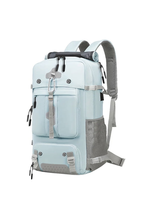 Large Hiking Backpack For Men Outdoor Travel Camping Daypack With Spacious Main Compartment For Trekking And Climbing Adventures Grey