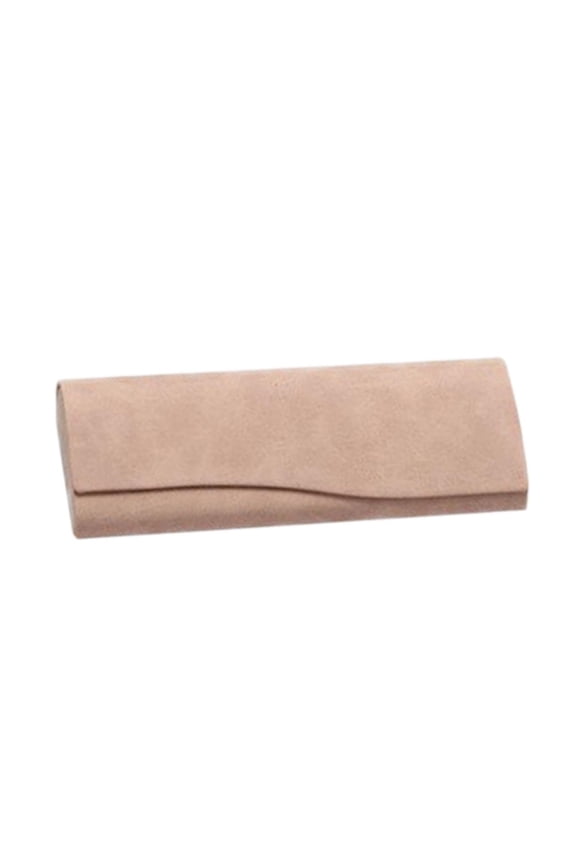 Leather Glasses Slim Travel Storage For Eyewear And Soft Protective Pouch C