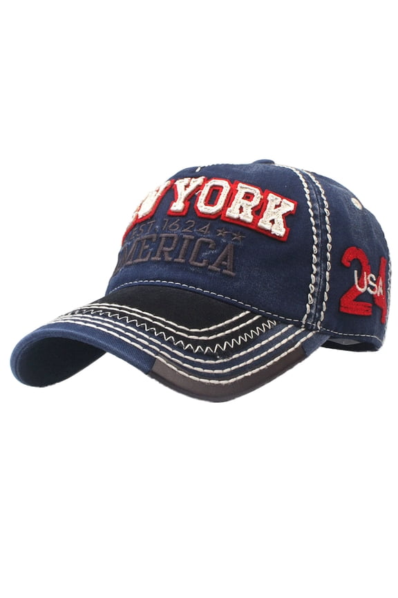 Men's and Women's Summer Casual Fashion Baseball Hat for Outdoor Activities Blue One Size