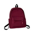 thumbnail image 1 of DFEK Minimalist Large Capacity Casual Lightweight Backpack for Female Students Fresh Style Junior Senior High School Red, 1 of 5
