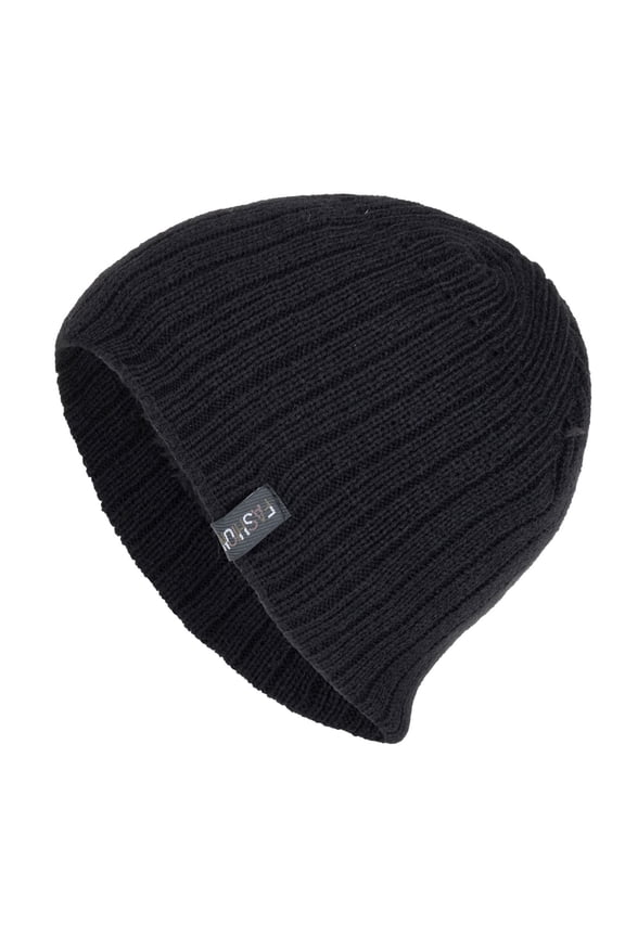 Neutral Adult Winter Woolen Baseball Cap for Outdoor Warmth with Knitted Printing Design Black One Size