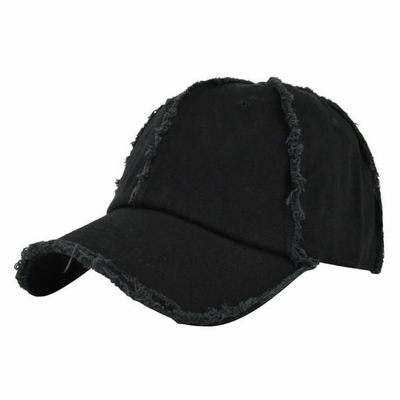 DFEK Performance Baseball Cap Adjustable Strap For Sports Training Outdoor Adventures Year Round Black One Size