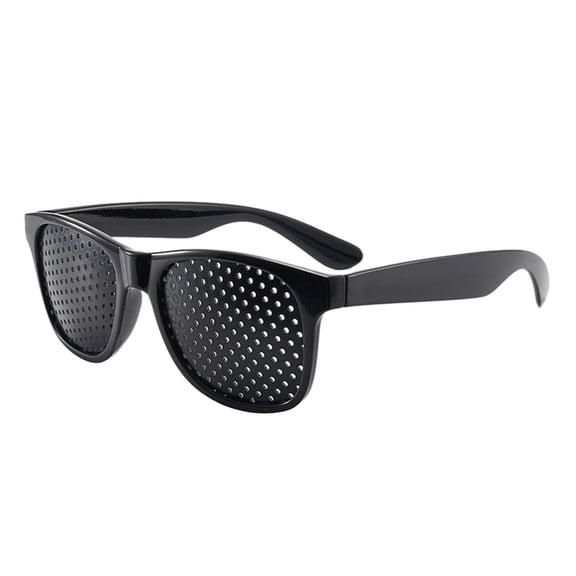 DFEK Pinhole Correction Training Glasses Full Frame Improvement Eyewear for Enhanced Focus and Black