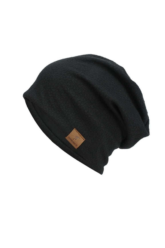 Retro Fashion Square Pile Hat for Men and Women Winter Warm Lattice Design Thermal Ear Cap Black One Size