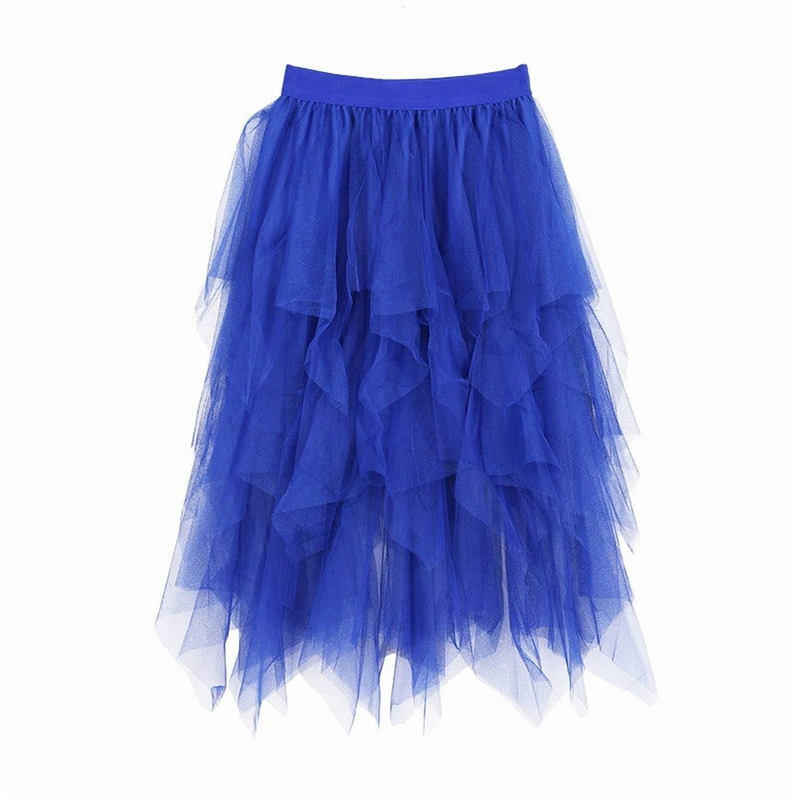 Lucy Mesh Tutu Midi Skirt (Peach) main image 1