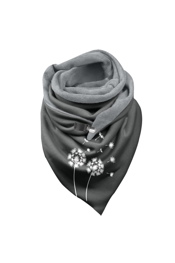 Women's Fashion Winter Scarf Warm Soft Knitted Head Wrap Shawl Accessory for Cold Weather D One Size