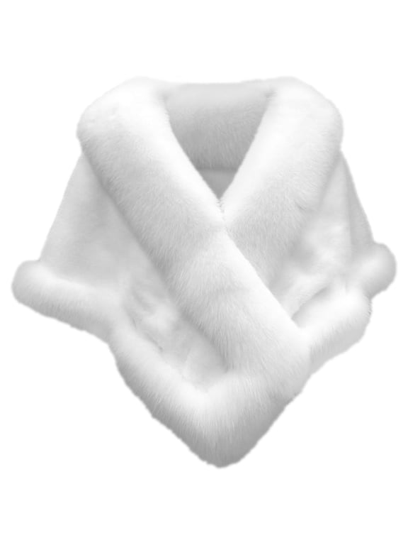 Women's Versatile Knitted Button Front Scarf Sweater Lightweight All Season Shawl Cape Cardigan White One Size