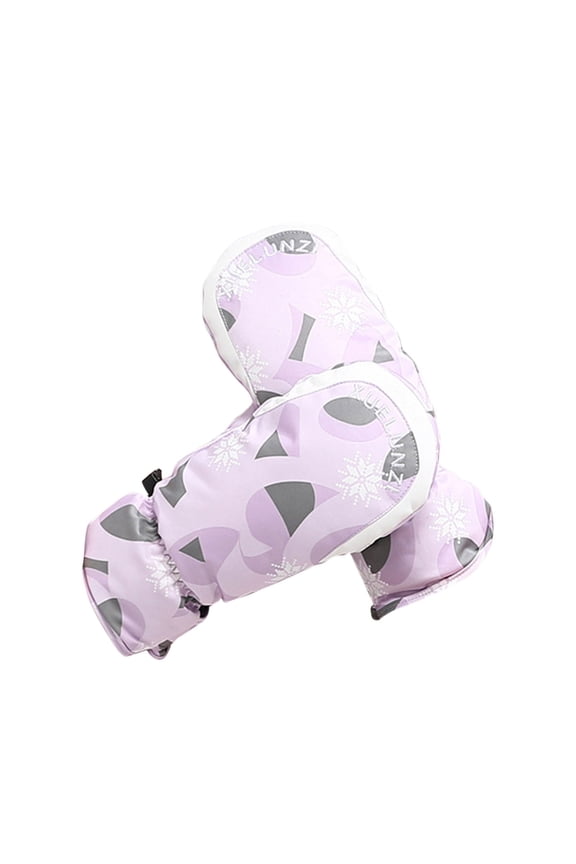 Women's Winter Sports for Cycling Skiing and Outdoor Cold Weather Activities with Warm Finger Wrap Design Purple One Size