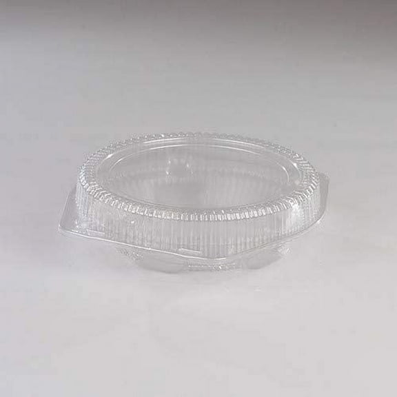 DFI Clamshell 9" Deep Pie Container with Hinged Lid LBH-992 Clear | 100/Case