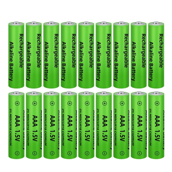 DFITO 1.5V Alkaline AAA Rechargeable Battery Cell,16PCS