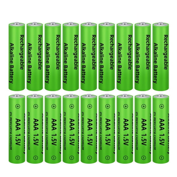 DFITO 1.5V Alkaline AAA Rechargeable Battery Cell,16PCS