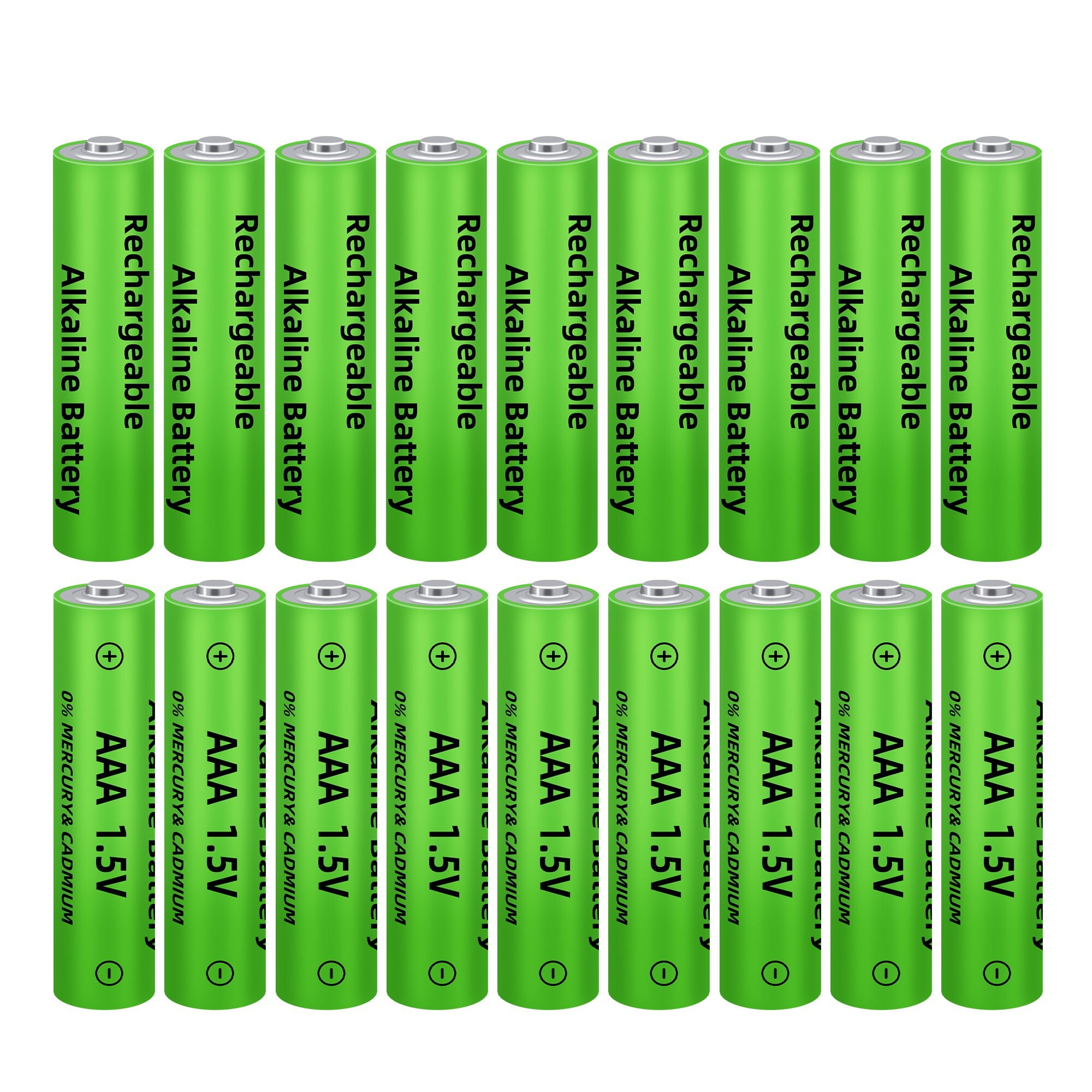 DFITO 16Pack Rechargeable AAA Batteries Pre Charged, Alkaline 1.5V