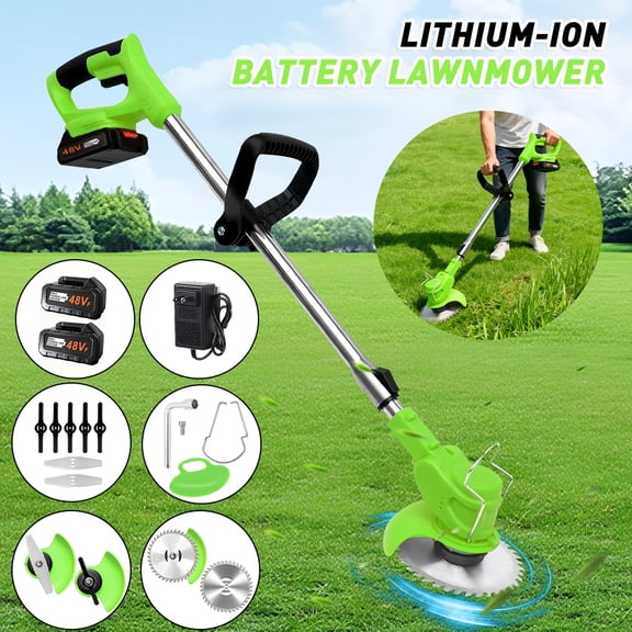 DFITO 22000RPM Cordless Lawn Trimmer, 35.450.4" Telescopic Shaft, 090 Rotating Head