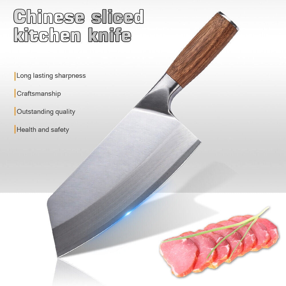 DFITO 8" Kitchen Chef Knife Stainless Steel Asian Chef Butcher Cleaver