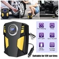 thumbnail image 1 of DFITO DC Tire Inflator Air Compressor,Portable Car Air Pump with Digital Pressure Gauge,12V 150 PSI,Bright LED Light, 1 of 12