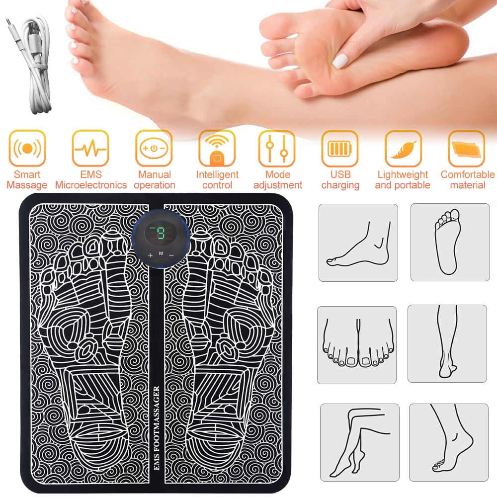 DFITO EMS Reshaping Foot Massager Mat Pad Portable Foot Massage Mat ...