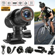 DFITO Full HD 1080P Mini Sports DV Camera Bike Motorcycle Helmet Action DVR Video Cam Perfect for Outdoor Sports(with 32GB Card)