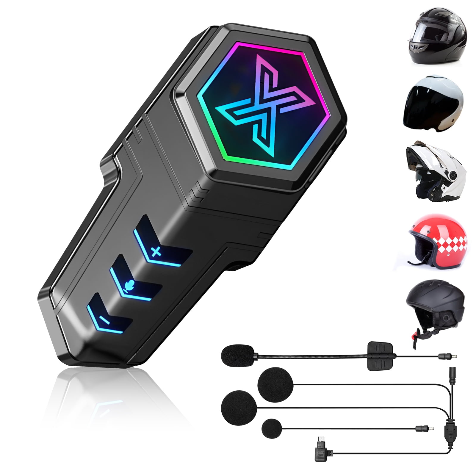 Motorcycle Helmet Headset Wireless Bluetooth DFITO 5.3 Stereo Earphone Noise Reduction Motor Bike Headphone