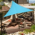 thumbnail image 1 of DFITO Sun Shade Sail Canopy, Hang Outdoor Waterproof Sun Shade Sail Triangle 90% UV Block Protection for Patio Pool Top Cover Canopy Outdoor Awnings Backyard, Garden, Patio, 1 of 7