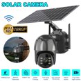 thumbnail image 1 of DFITO Wireless Solar Security Camera, 1080P HD Outdoor Camera WIFI PTZ Surveillance Security Camera CCTV IP66 Waterproof, AI Human Detection, 2-Way Audio, PIR Motion Detection, 1 of 10