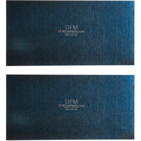 DFM Tool Works Rectangle Card Scraper - Precision Cabinet Multi-use Scraper for