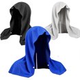 thumbnail image 1 of DFORD 3Pack Cooling Hoodie Towel, UPF 50+ Sun Protection Ice Towel, Instant Cooling Towels for Neck and Face, Perfect for Sports, Gym, Workout, Yoga, Running & Hot Weather, 1 of 8