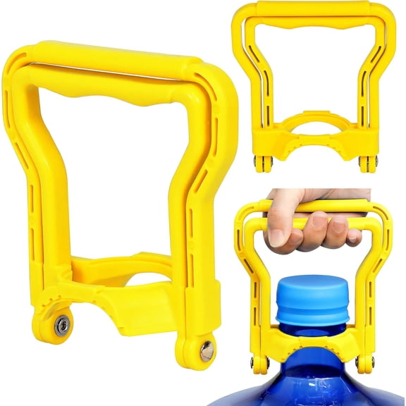 DFORD 5 Gallon Water Bottle Handle (2-Pack) – Heavy-Duty Water Jug Holder for Easy Carrying, Dual-Mode Design (Single/Dual-Person Lift), Ergonomic Grip – Fits Standard 5-Gallon Jugs