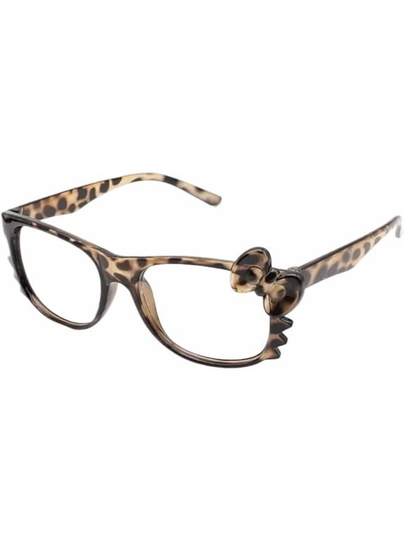 Cheetah Print Kawaii Glasses Y2k Glass Emo Grunge Accessories Cosplay Anime Vintage Leopard Print Sunglasses