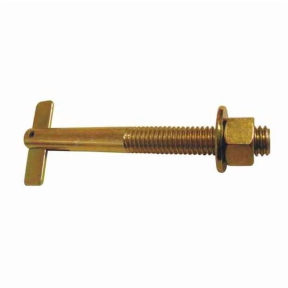 DFS T-Anchor Screw Anchor, 3-3/4"L, Carbon Steel, 4 PK GCPT56334