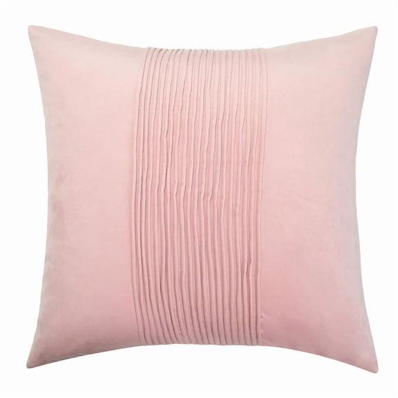 DFS10105DS Stylecraft Home Collection Tuxedo - Throw Pillow-24 Inches Tall and 24 Inches Wide-Blush Pink Finish