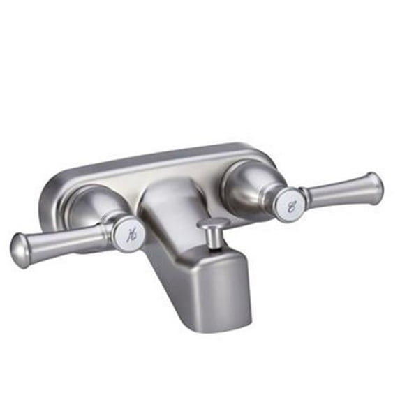 DFSA110LSN Designer RV Tub & Shower - Brushed Satin Nickel Plated - 4 in.