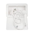 thumbnail image 1 of DFSA170WT RV Exterior Shower Box Kit In White, 1 of 1