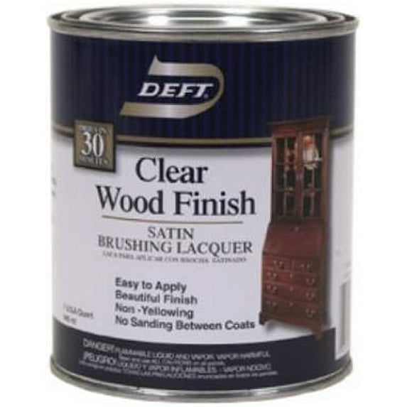DFT017/04 1 Quart Satin Clear Wood Finish Brushing Lacquer4