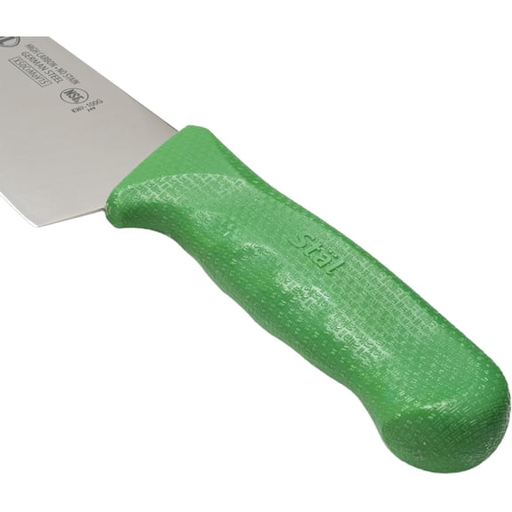 DFVYU-10" Commercial-Grade Chef's Knife with German Steel Blade, Green