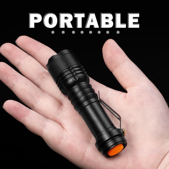DFVYU-2 Pack Red Light Flashlight Single Mode Red LED Flashlight One Mode Zoomable Night Light Torch for Astronomy Aviation and Night Observation