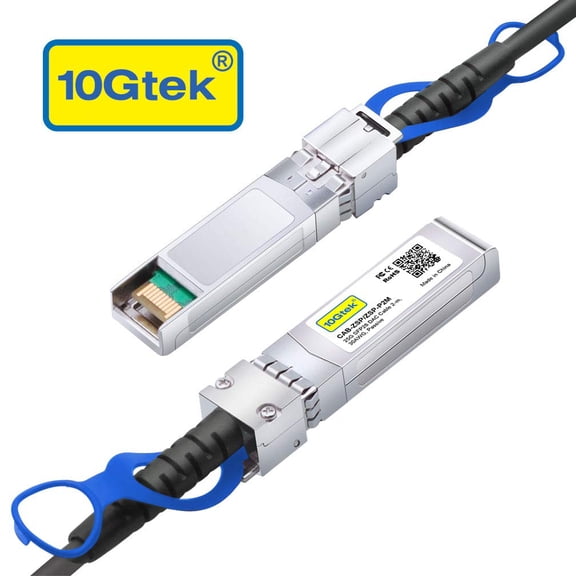 DFVYU-25GBASE-CR SFP28 to SFP28 Passive Direct Attach Copper Twinax Cable for Cisco SFP-H25GB-CU2M, Ubiquiti UC-DAC-SFP28, Supermicro and More, 2-Meter(6.6ft)