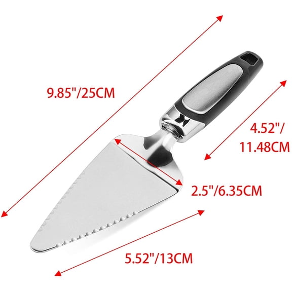 DFVYU-2PCS Flatware Pie Server Stainless Steel Cake Cutter, Pizza/Tart/Dessert Slicer.