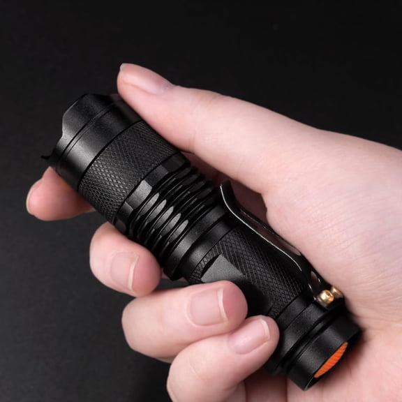 DFVYU-3 Pack Red LED Flashlight Single Mode Red Light Flashlight One Mode Zoomable Night Light Torch for Astronomy Aviation and Night Observation