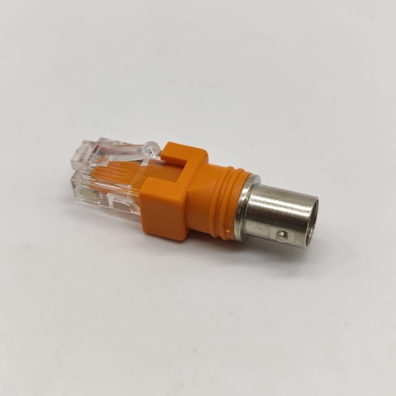 DFVYU-3 Pcs BNC Female to RJ45 Adapter, 180 Degree Straight Coaxial Coax Barrel Coupler Adapter RJ45 to RF Connector for Computer Peripheral Equipment