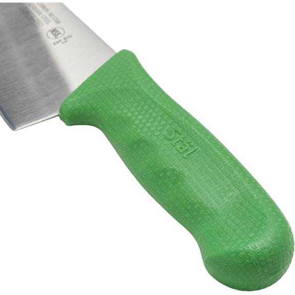 DFVYU-8" Commercial-Grade Chef's Knife with German Steel Blade, Green