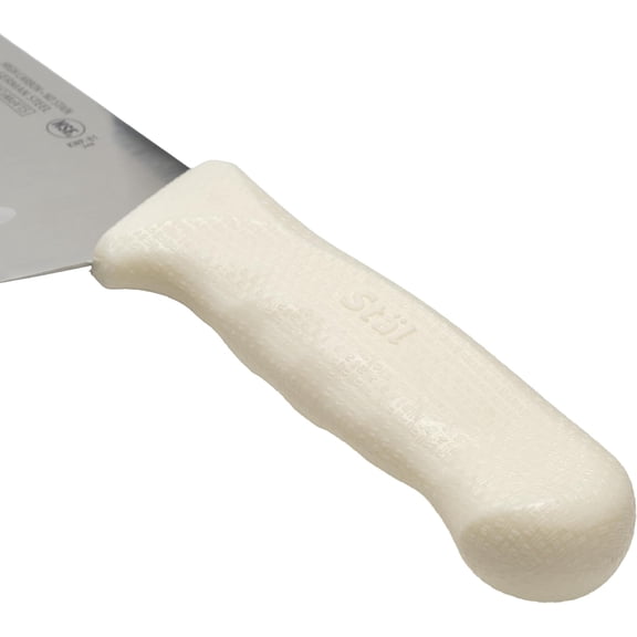 DFVYU-8" Commercial-Grade Chef's Knife with Hollow Handle, White