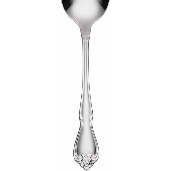 DFVYU-B552004C True Rose Everyday Flatware Dinner Spoons, Set Of 4, 6.75" L x 1.6" W