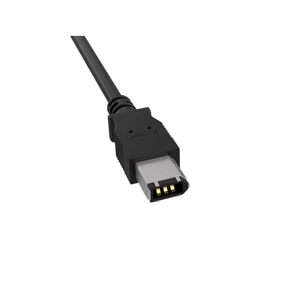 DFVYU-CableLeader 15ft FireWire 400 IEEE-1394a 6-Pin Male to Male Data Transfer Cable, iLink DV Cable, 6-Pin/6-Pin IEEE 1394a, High Speed Firewire 6 Pin to 6 Pin Cable, Black