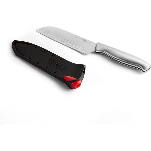 DFVYU-Edgekeeper Self-Sharpening Santoku Knife, 5-Inch, Stainless