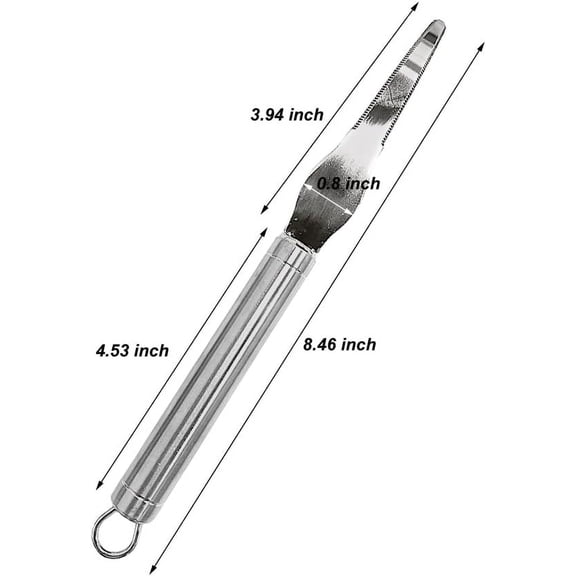 DFVYU-Grapefruit Knife Stainless Steel Slicer Cutter Peeler Remover Opener Humanized Design Handle Fruit Tools Kitchen Gadget Double Serrated Blade