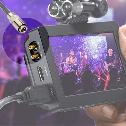 DFVYU-HD 3G SDI Cable 3ft DIN 1.0/2.3 to BNC Male Broadcast Patch Cable Belden 1855A for RED ARRI Blackmagic BMCC/BMPCC 4K Video Assist HyperDeck Kameras Monitor
