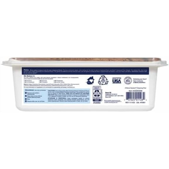 DFVYU-Hardwood Floor Disposable Wet Cleaning Pads - 12 cleaning pads per pack - unscented - Use with Mops - Residue-Free Floor Cleaning Solution for Wood Floors