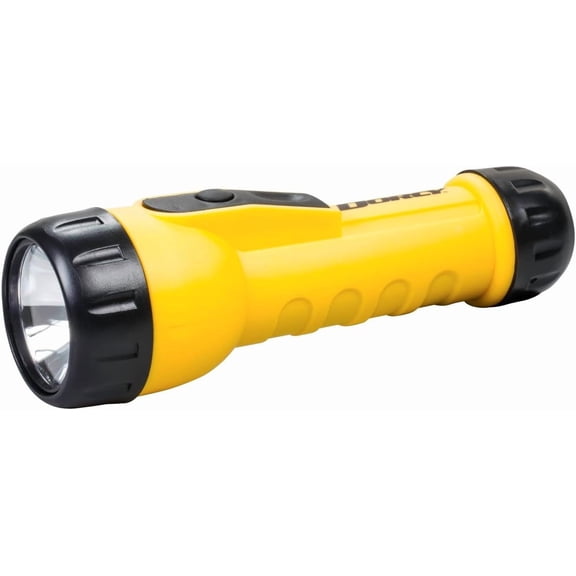 DFVYU-Heavy Duty Worklight Flashlight with Batteries, 41-2350 , Yellow
