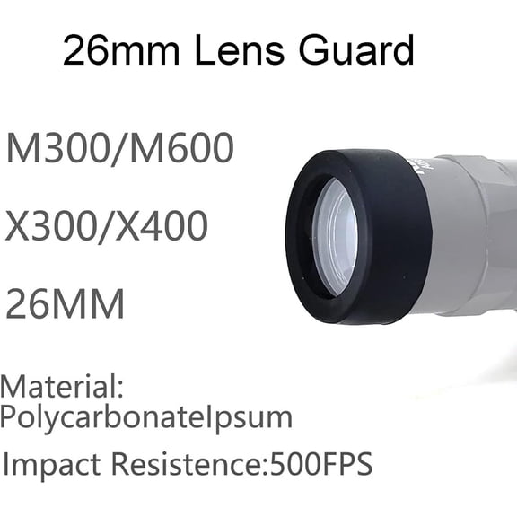 DFVYU-Lens Guard, Scope Cover for Red Dot Sight, Lens Protector for Flashlight, 26MM & 28MM, 2 Pack